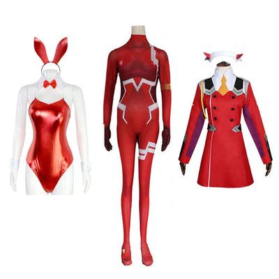 国家队女主02cos服鹤望兰Darling in the Franxx/DFXXcosplay服装