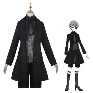 黑执事 夏尔赛巴斯常服恶魔服制服cosply服装男动漫服装