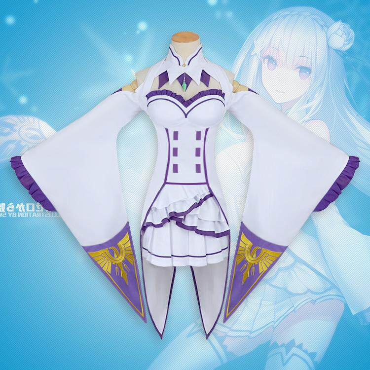 动漫服饰从零开始的异世界生活cosplay艾米丽娅服艾米莉亚cos服