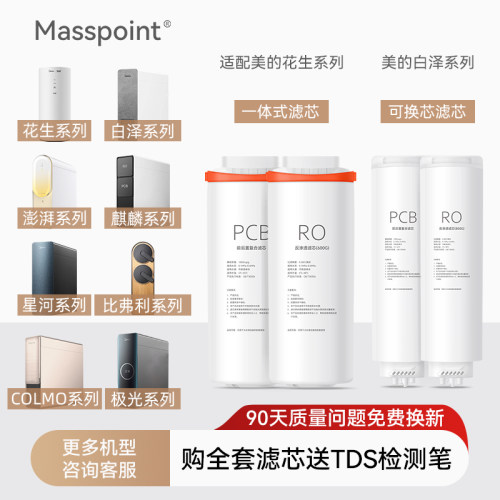 适配美的花生400g白泽1000澎湃t800净水器滤芯麒麟J600s星河PCB机
