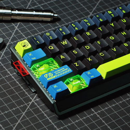 NORIIY骆砾《相对宇宙》原厂侧刻PBT+PC透光五面热升华机械键盘帽