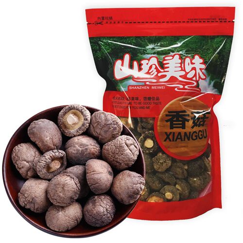 东北椴木小香菇250g新货土特产