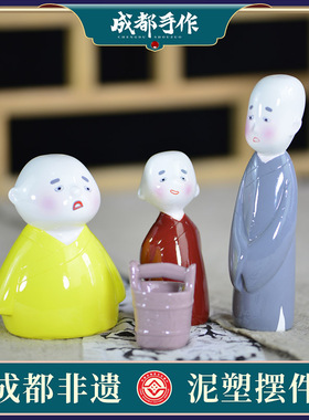 成都手作三国公仔人物摆件版非