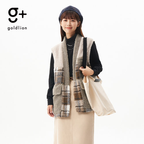 复古马甲金利来g+三色拼接