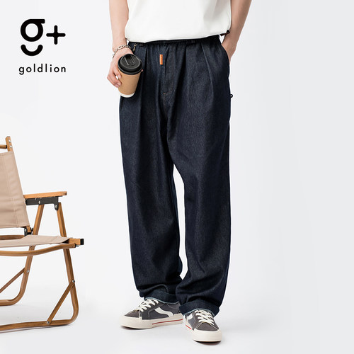 金利来春夏新款潮牌宽松牛仔裤