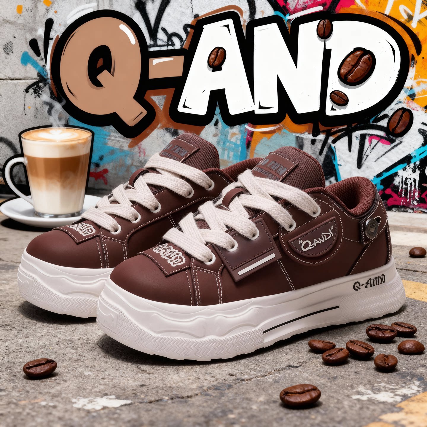 奇安达学生帆布鞋女款厚底增高板鞋面包鞋男5CM情侣休闲鞋女孩秋