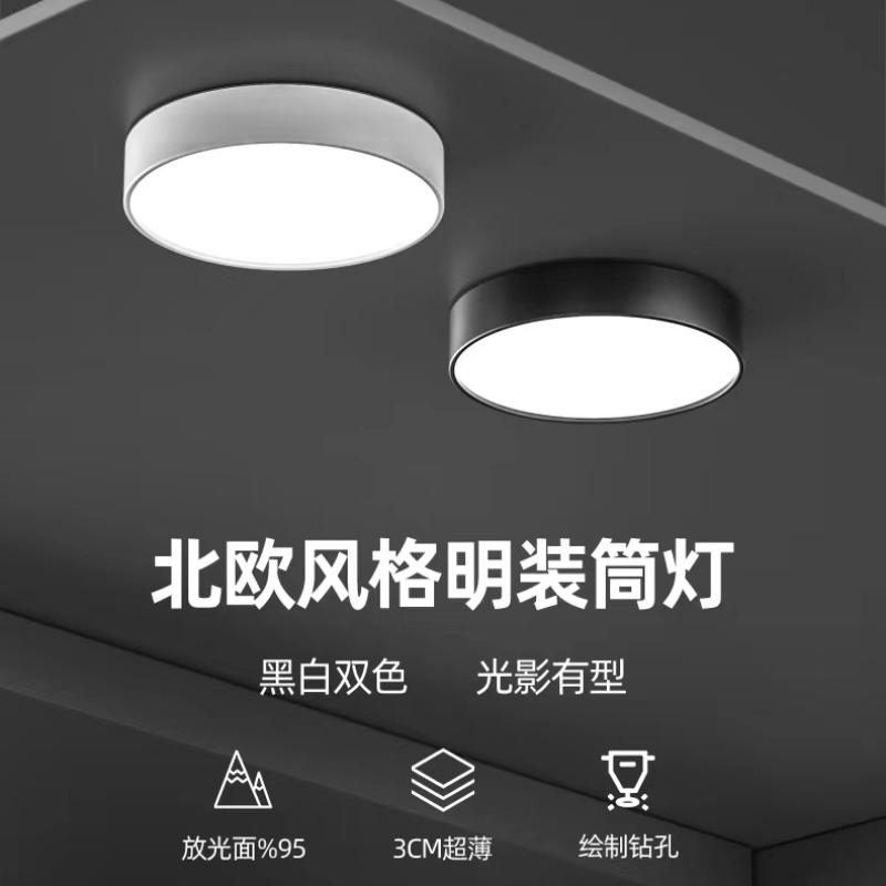 CHua.M.D超薄明装圆形筒灯