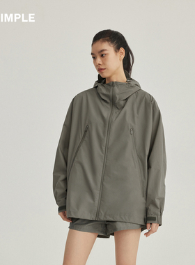 RESIMPLE简单点外套男宽松潮牌连帽上衣春季新款夹克女0377