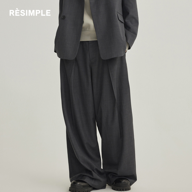 商场同款梭织长裤RESIMPLE
