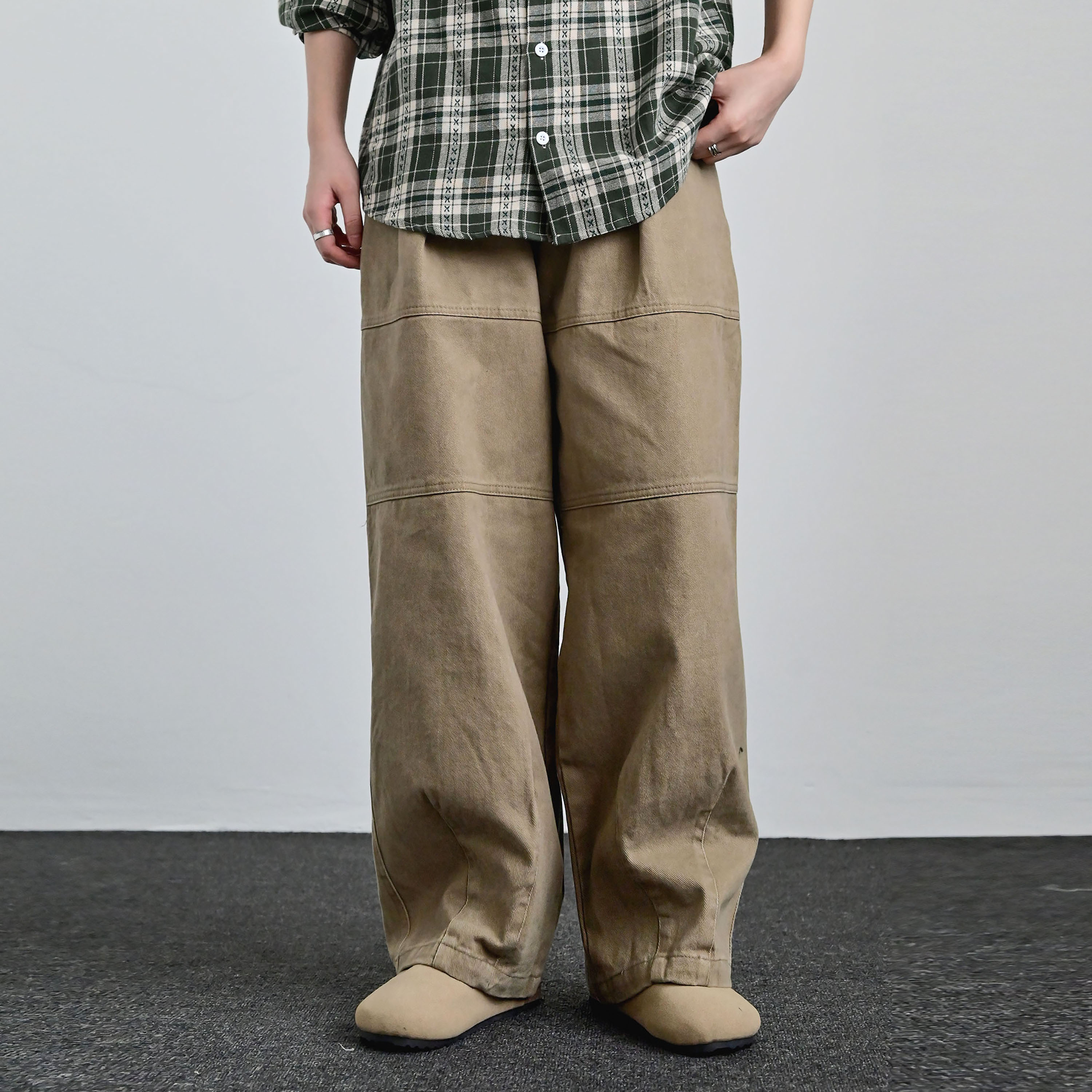 ZC原创美式复古工装裤