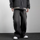 男多口袋宽松百搭直筒长裤 ZCBEAR美式 复古水洗做旧加绒加厚休闲裤