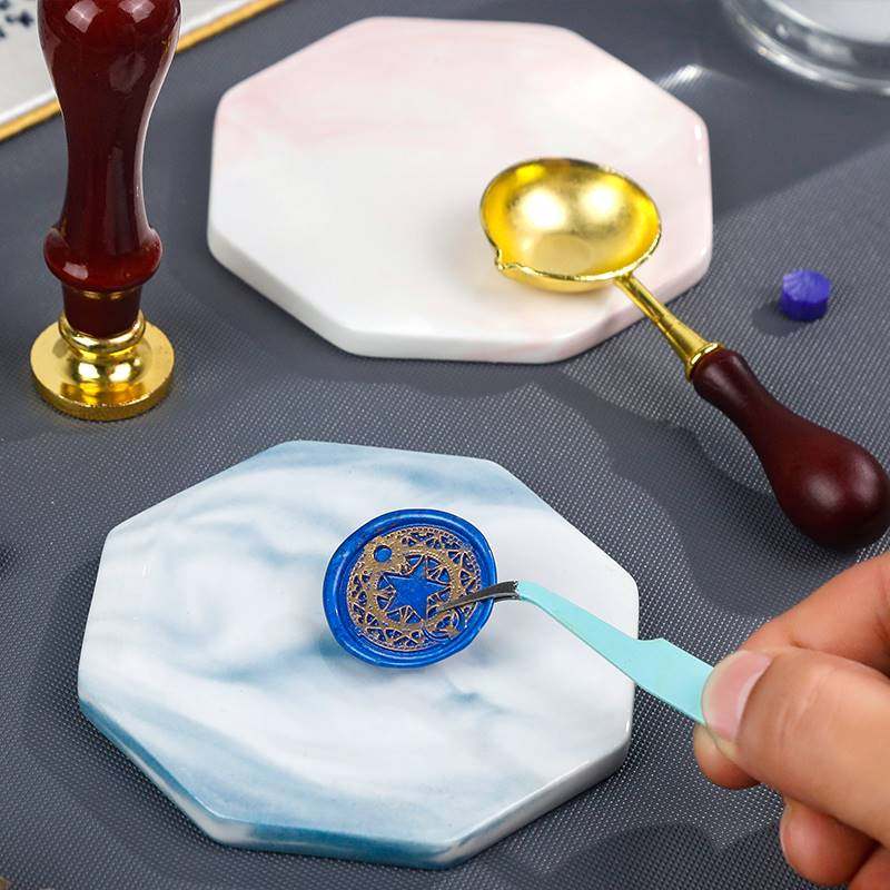 陶瓷水晶印台火漆印章工具垫板哈利火星新手超级便宜信封封口请柬明信片新手儿童女孩子手工diy学习文具,文具电教/文化用品/商务用品,成品印章/学生用印/火漆,淘宝优惠券,粉丝福利购,淘宝优惠卷