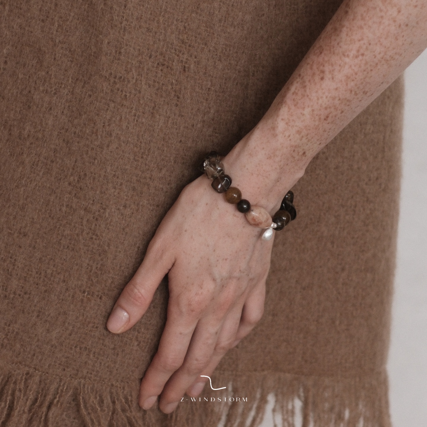 【冬季新款】天然茶晶手串手链