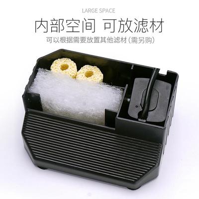 鱼缸低水位过滤器乌龟缸三合一净水循环静瀑布内置小型过滤器音