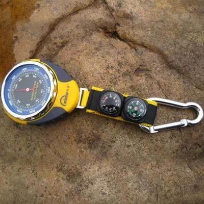BKT381海拔表高度计气压计指南针温度计户外登山多功能免电池