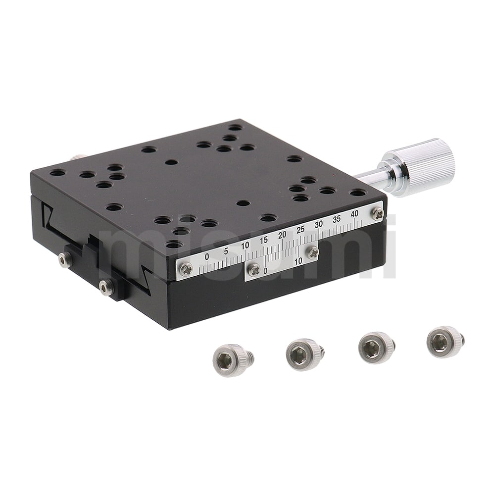 米思米标准  X轴手动滑台 高精度 快速进给丝杠型 XSC40/XSC60