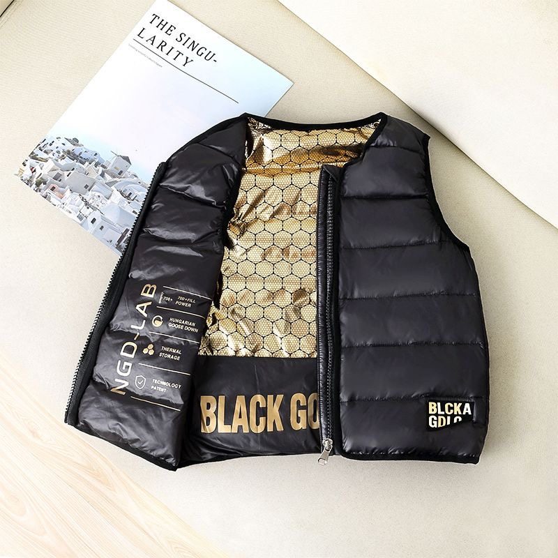 秋冬新款黑金儿童羽绒马甲中小童宝宝背心白鸭绒内胆男女童坎肩,童装/婴儿装/亲子装,羽绒马甲,淘宝优惠券,粉丝福利购,淘宝优惠卷