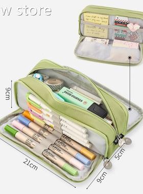 AngooC Dou1ble Face Pencil Boag Pen ase Special Moacarn Clor