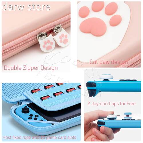 Chute Ca Paw Bag foer Nintendo Switc Cons1ole Accsstories Ca