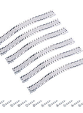 Cabinet Pulls Drawer Handles 160mm Hole Centers Alloy Crysta