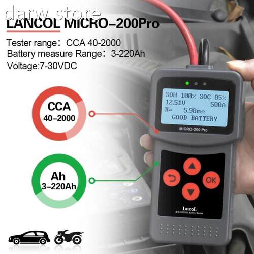 M1ircr2o 200rPro 1V 24V Ca Battery Teste Digital Alternator