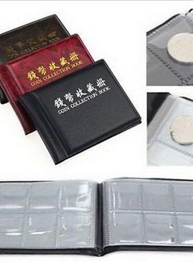 60 Pockets Coin Holders Collecting Album Storage Coin Collec