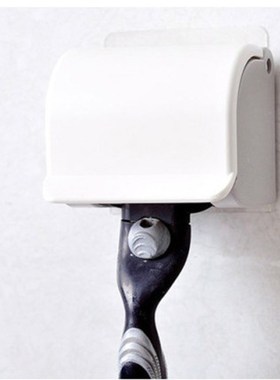 1pc Men's Razor Shaver Plastic Razor Rack Sucked Suction-Cup