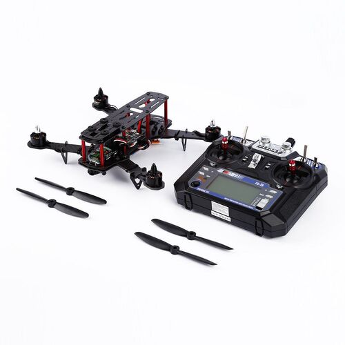 FPV Black Durable Pure Carbon Fiber 250mm 4 Axles Flight Con