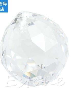 1 Clear Crystal Feng Shui Lamp Ball Prism Rainbow Sun Catche