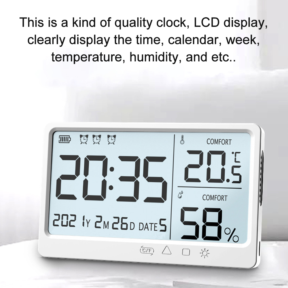 LCD Electronic Temperature Humidity Meter Electronic High Pr