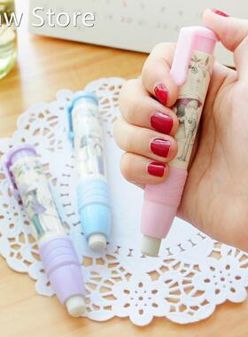 1pcs Cute Kawaii Automatic Rubber Eraser Removable Combinati