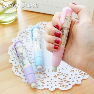 1pcs Cute Kawaii Automatic Rubber Eraser Removable Combinati