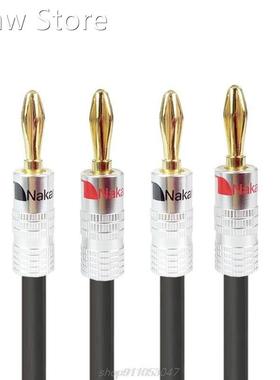 3M Hifi Speaker Cable Wire with Banana Plug for Home Theate