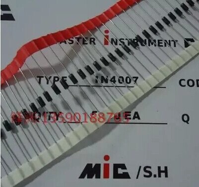 1000 PCS 1N4007 IN4007 DO-41 1.0A 1000V SILICON RECTIFIERS