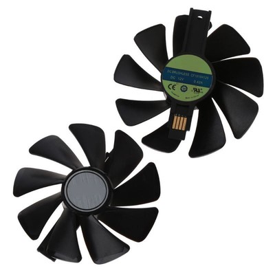 2Pcs CF1015H12S 12V 0.42A Cooler Fan Replacement For Sapphir