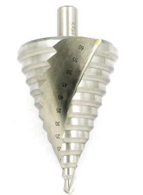 Hss  6-60mm Step Cone Drill Bit Hole Cutter Set 12 Steps Met