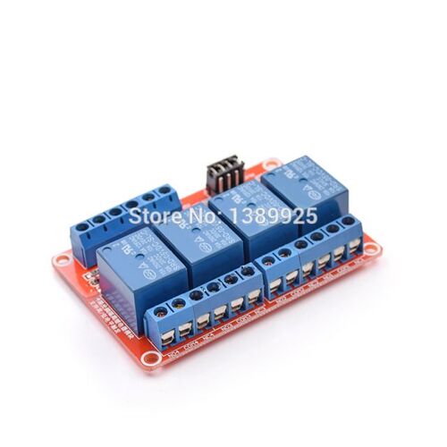 10pcs/lot 5V 4 Channel Relay Module with Opto Isolation Supp