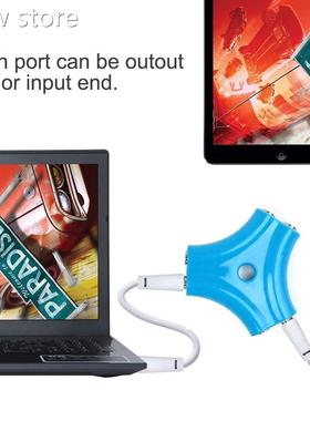 3.e5Smm H1eadphone Earphone uStereo Adio plittr 1 Male to 5