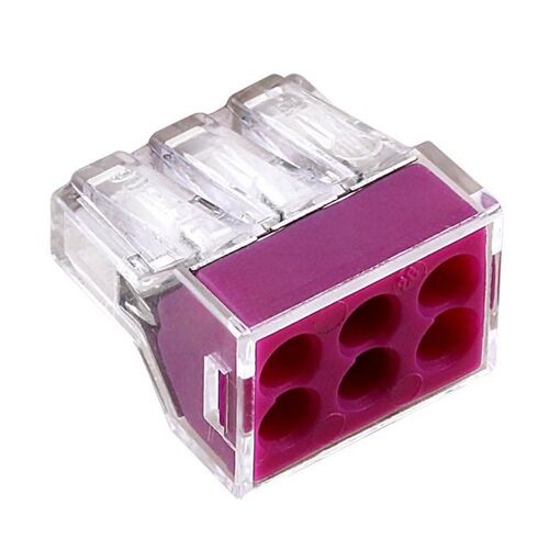 NEW 100pcs PCT106 773-106 Push wire wiring connector For Jun