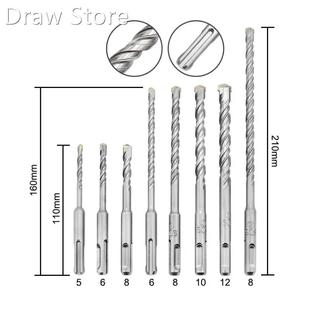 8Pcs Electric Concrete Bri Tip Masonry Carbide 12mm Hammer