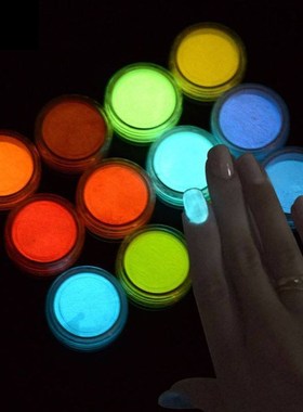 Non-toxic and non-radioactive 2 Gram/ Box 10 Colors Luminous