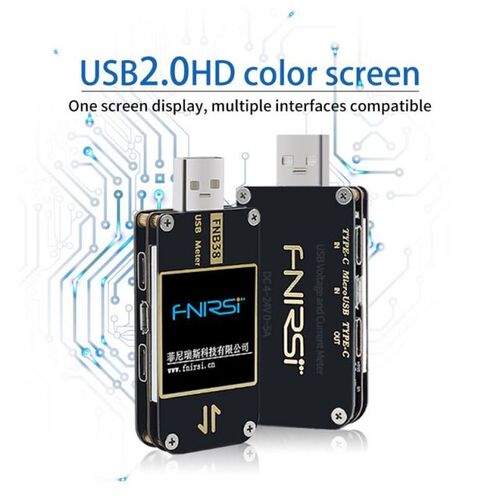 FNB38 Current Voltage Meter USB Tester QC4+ PD3.0 2.0 PPS Fa
