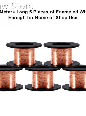 5pcs/Set Enameled Wires Copper Soldering Wire DIY Insulation