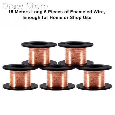 5pcs/Set Enameled Wires Copper Soldering Wire DIY Insulation