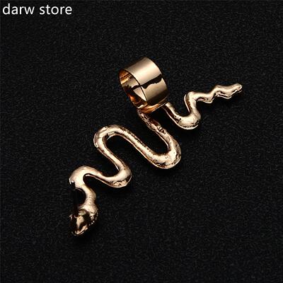 Snake ear1ring Rock Style vAnmail Efar Cuf Gold Siler Color