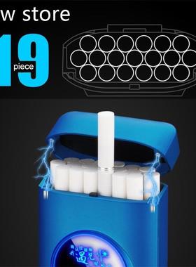 Meta1l CigaretteCans B ox with UeSB Electroic Lighter Logo D