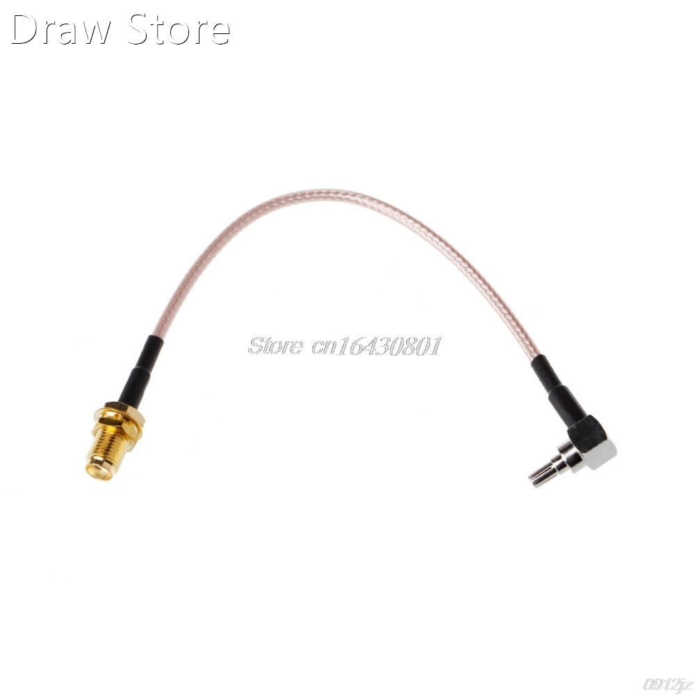 RF SMA Switch CRC9 Pigtail Cable SMA Female Bulkhead Connect