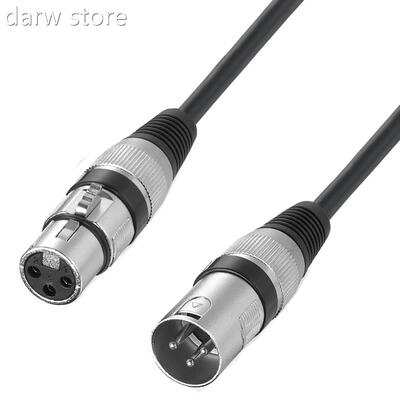 Bochara 5pcs Pack X1LR Cblek cMaale to Female 3Pin ja Audio