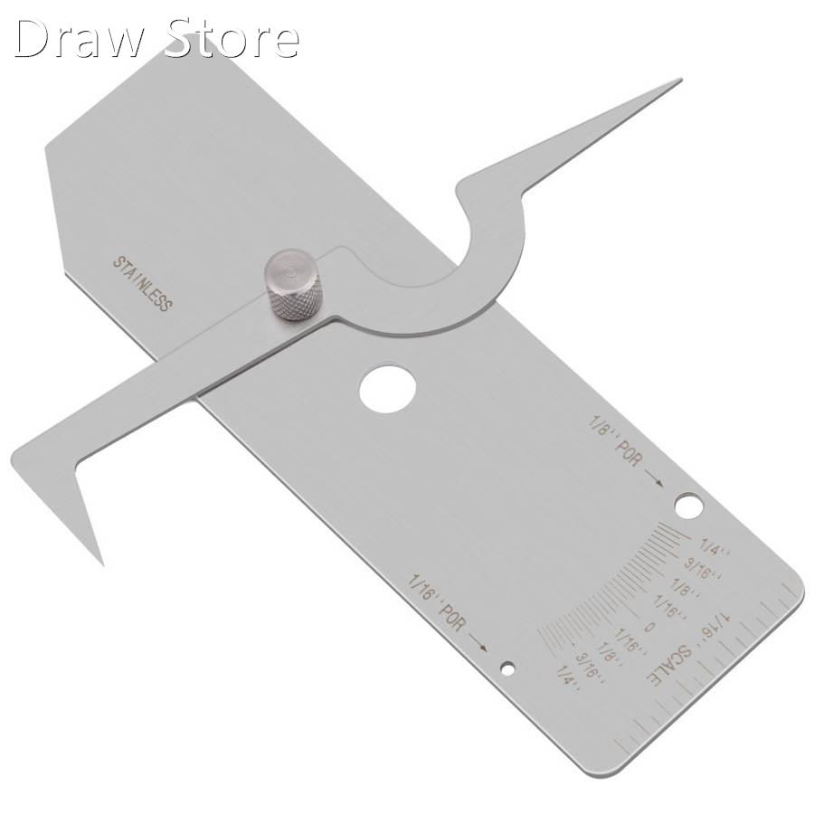 Stainless Steel Weld Gauge Undercut Depth Gage Measuring Too