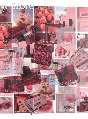 40Pcs/set Photo Sky Decor Sticker Scrapbooking DIY Diary Alb